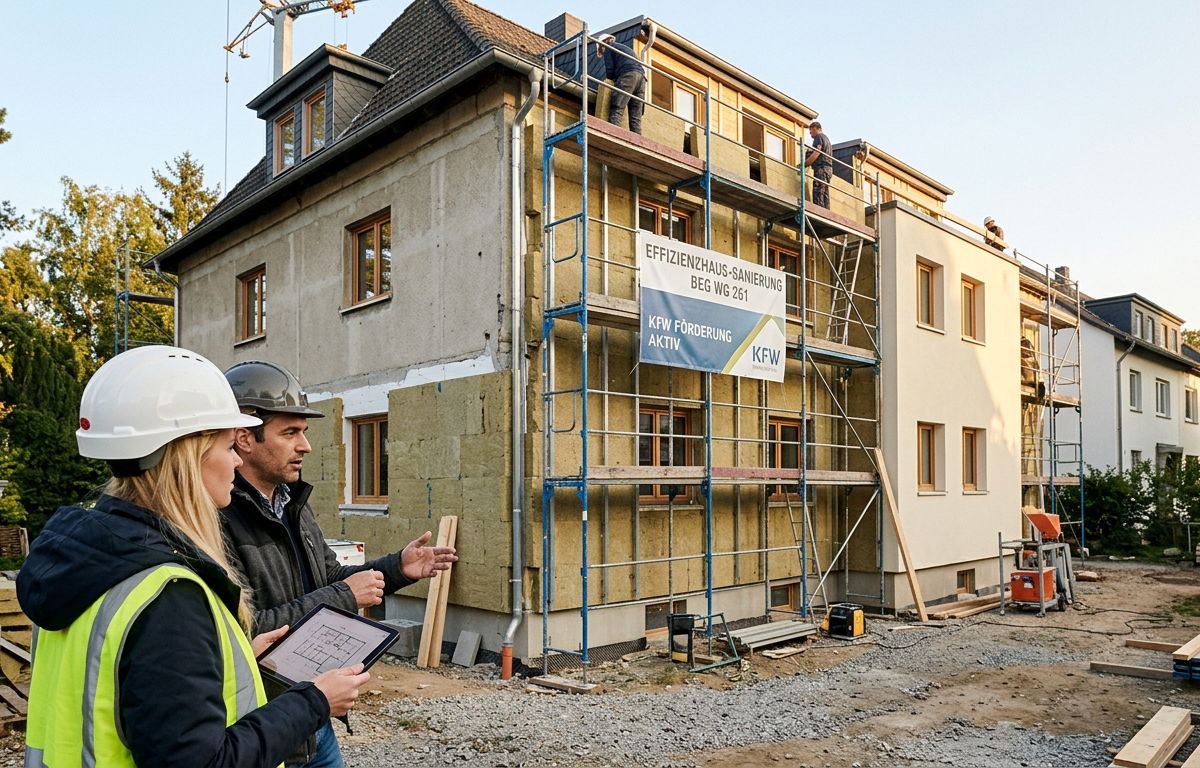 KfW 261 Förderung 2026: Schritt für Schritt zum Effizienzhaus-Kredit