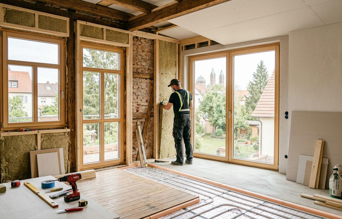 Sanierung zum KfW-55 Haus in Speyer: Eine Fallstudie