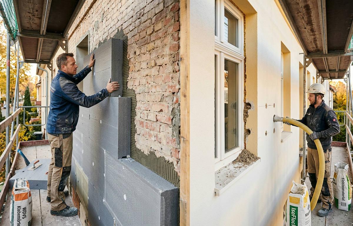 WDVS vs. Einblasdämmung: Die richtige Wahl für Ihre Fassade