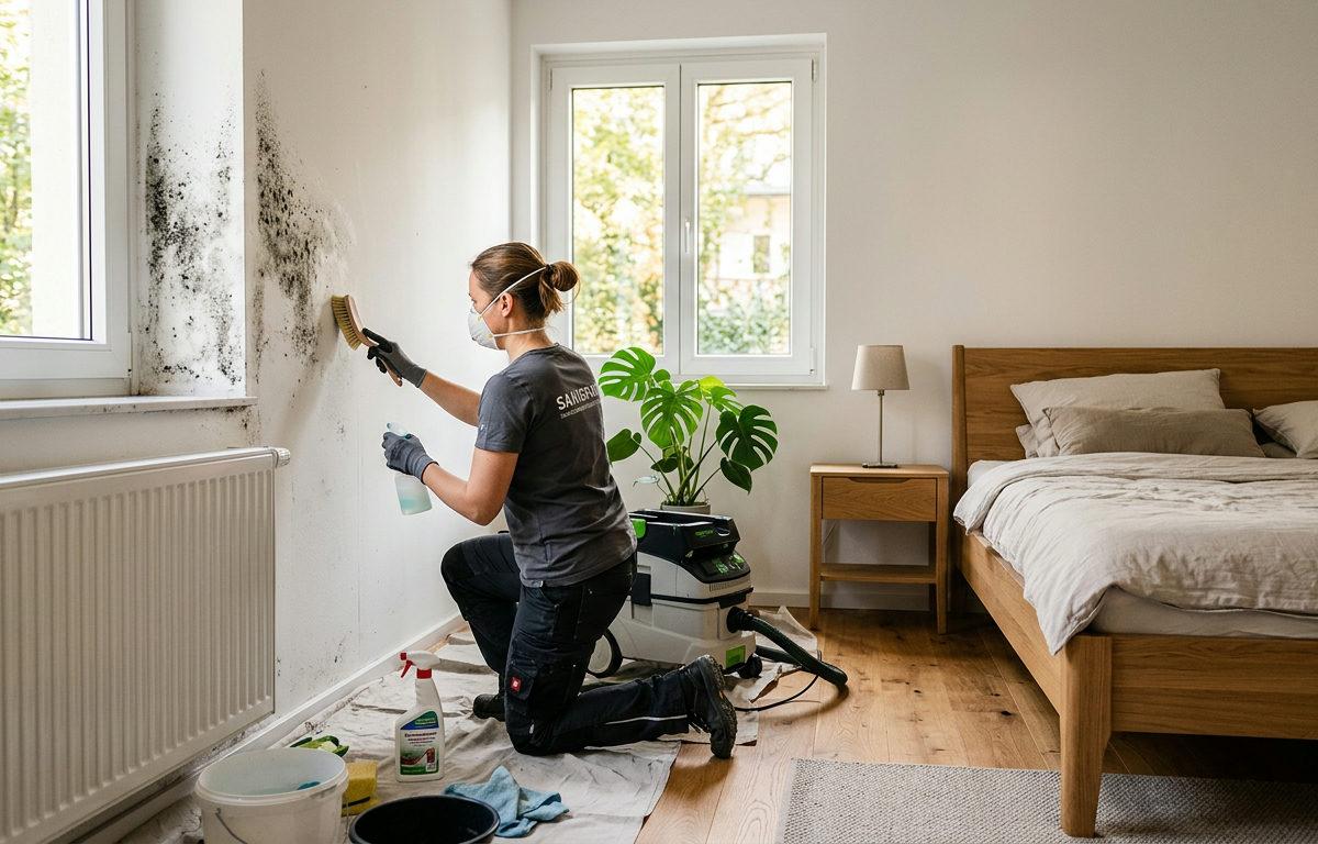 Schimmel im Schlafzimmer: Ursachen, Sanierung & Kosten