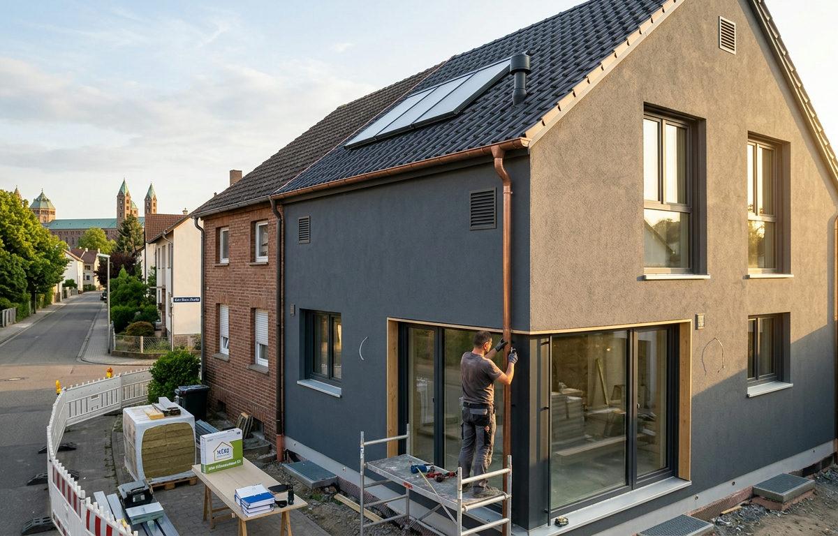 Energetische Sanierung: Case Study KfW 55 in Speyer