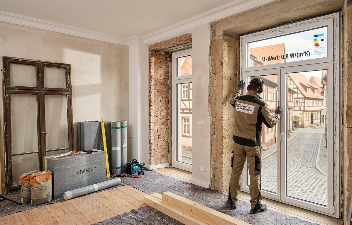 Fenstertausch im Altbau: U-Wert, Kosten und Förderung