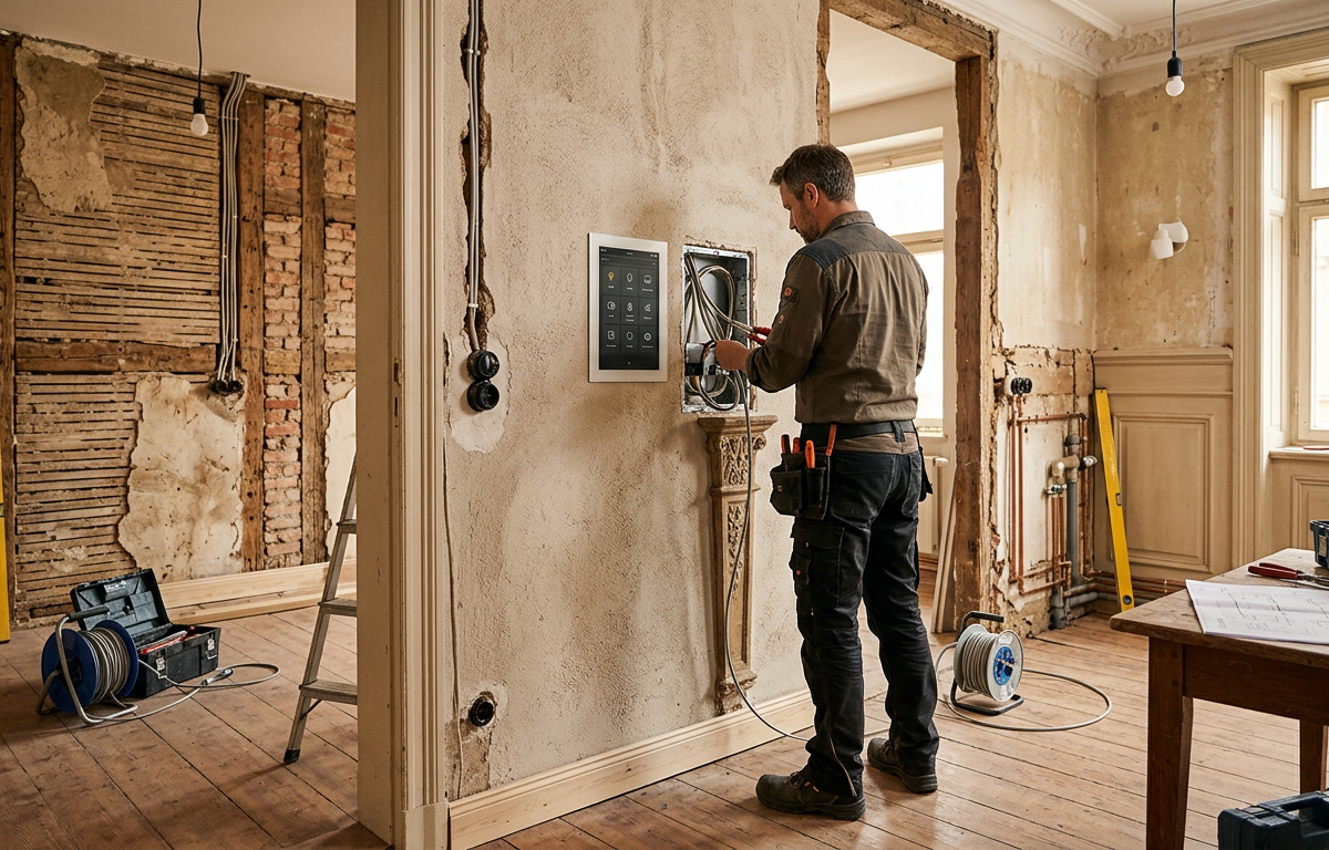 Smart Home im Altbau nachrüsten – Planung, Kosten & Gewerke