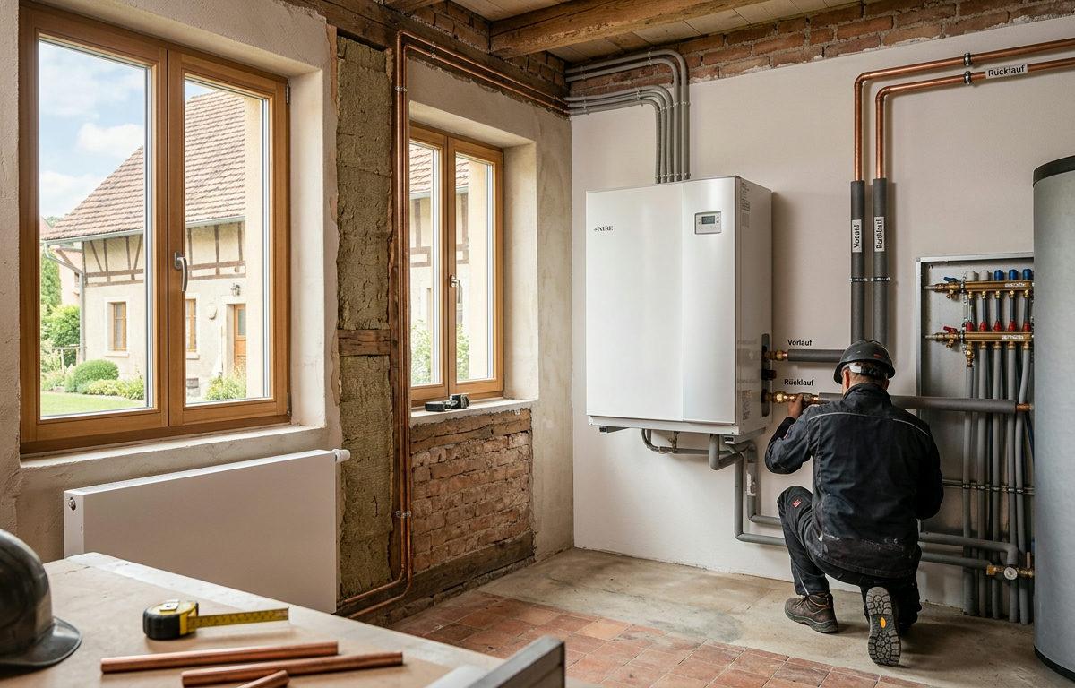 Wärmepumpe im Altbau: Was du vor der Sanierung wissen musst