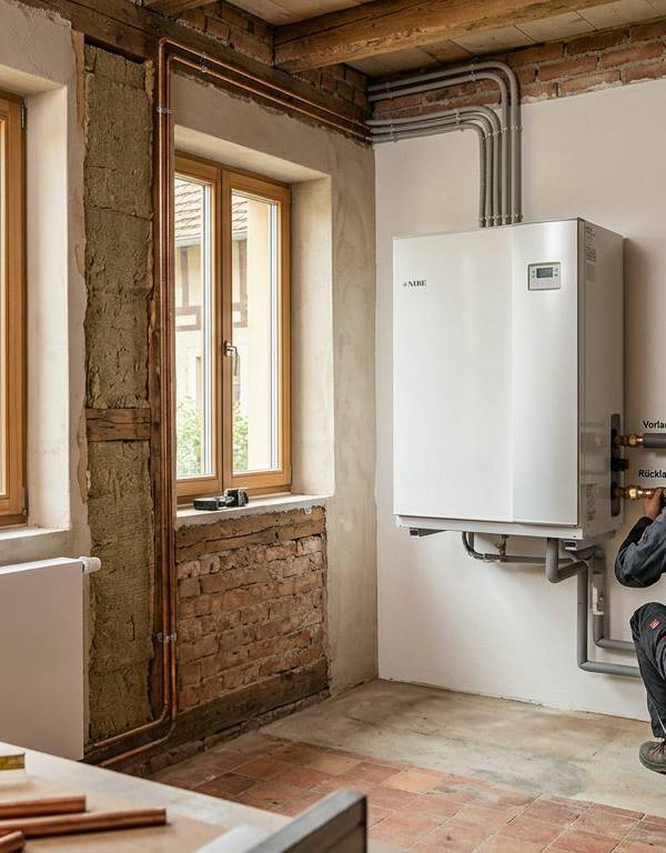 Wärmepumpe im Altbau: Was du vor der Sanierung wissen musst