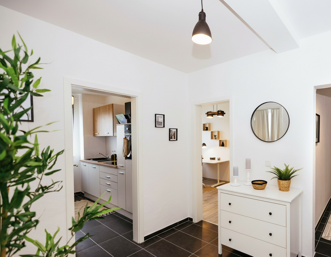 Einrichtung und Gestaltung einer Drei-Zimmer-Wohnung