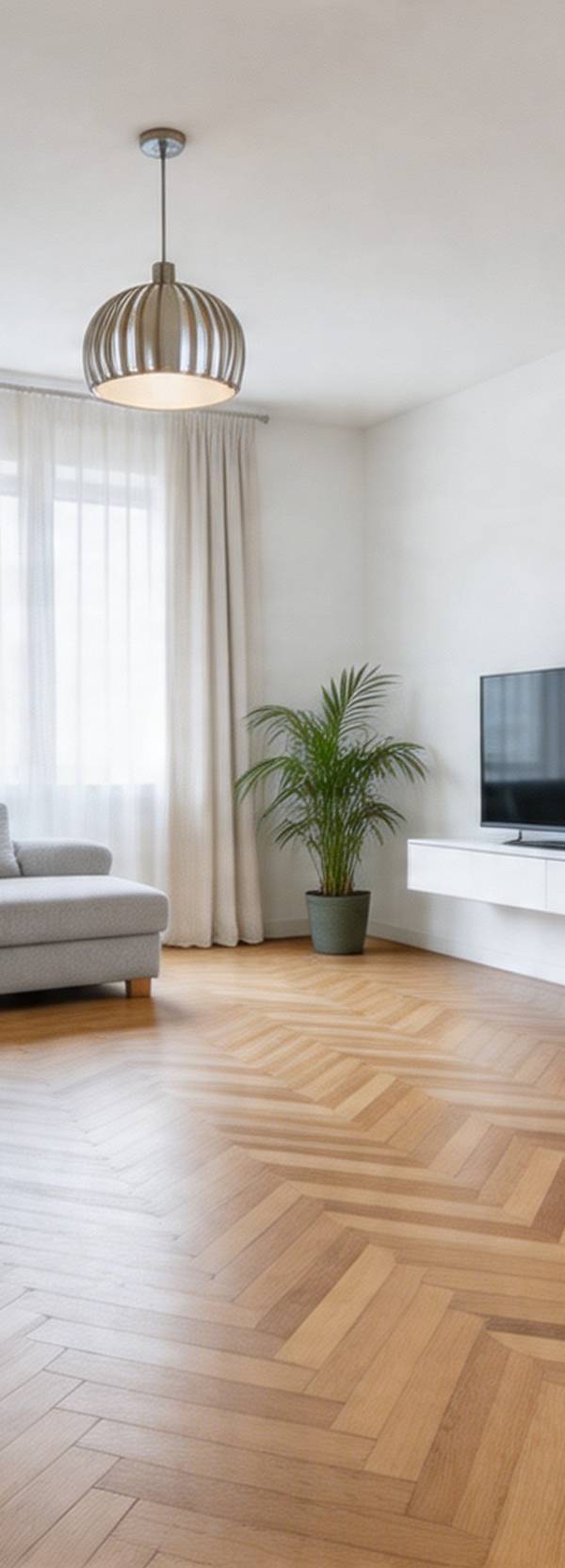 Renovierung des Wohnzimmers im Einfamilienhaus