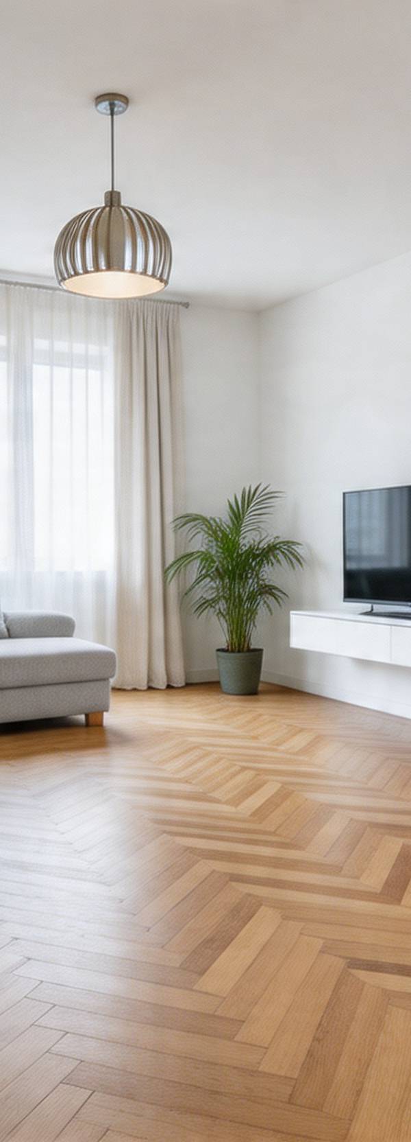 Renovierung des Wohnzimmers im Einfamilienhaus