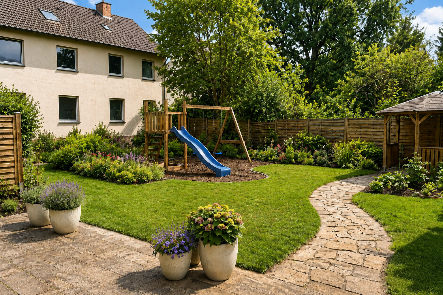 Neugestaltung eines Garten